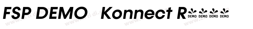 FSP DEMO   Konnect R字体转换
